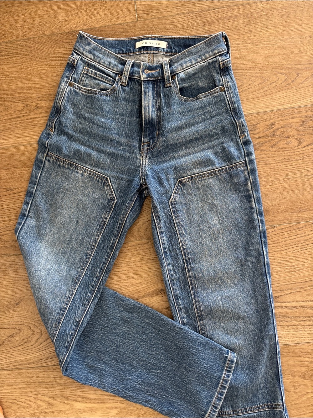 Eunina Olsen Super Hise Rise Straight Leg Jeans 24 (0)